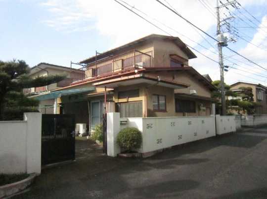 Local land photo. Located on corner lot.  Current, There Furuya.  Dismantling at the time of delivery ・ I do as a vacant lot