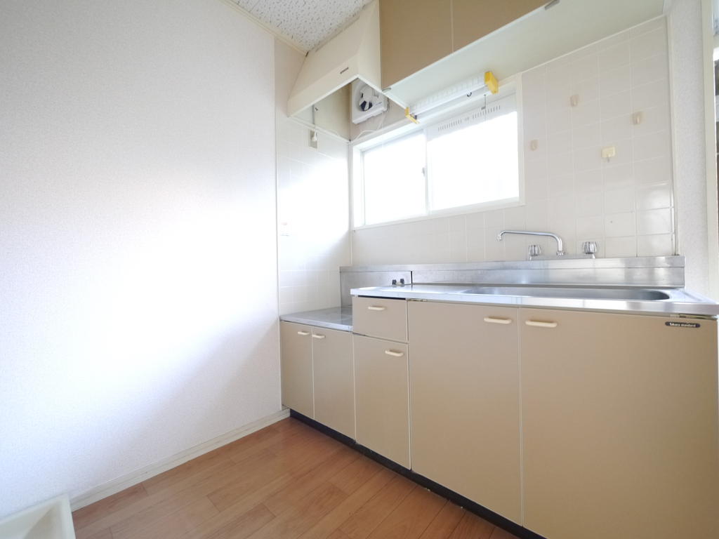 Kitchen. Probably bright because there is a window