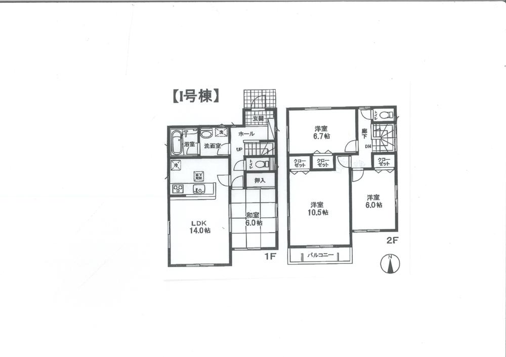 Floor plan. 29,800,000 yen, 4LDK, Land area 127.09 sq m , Building area 98.82 sq m