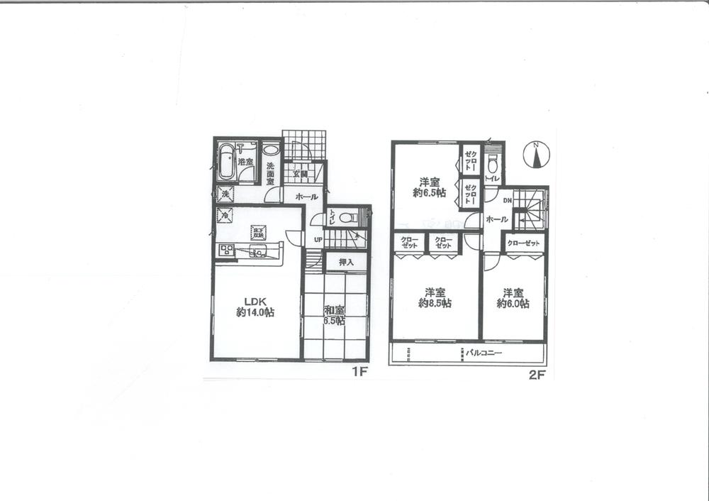 Floor plan. 27,800,000 yen, 4LDK, Land area 111.95 sq m , Building area 98.01 sq m