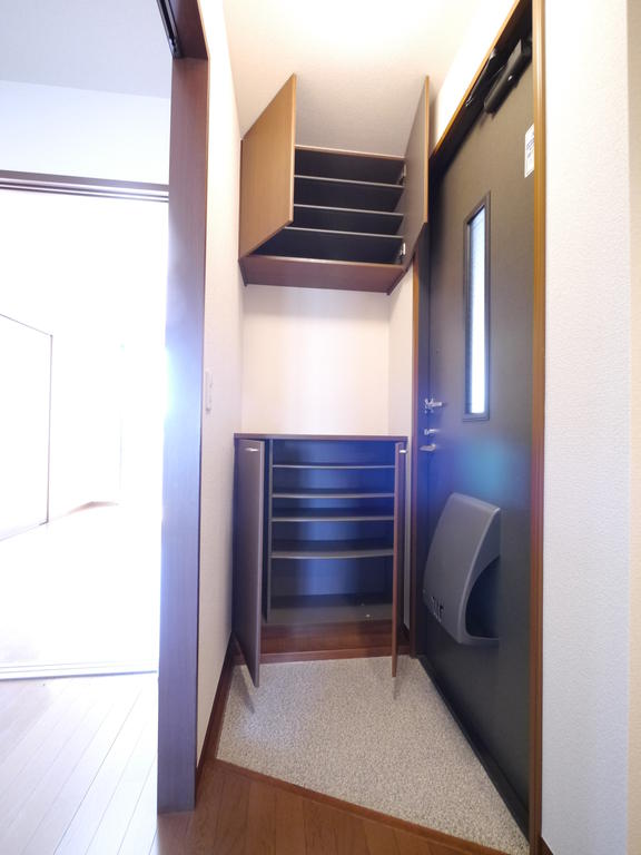 Entrance. Shoebox of the upper and lower bunk is the easy-to-use