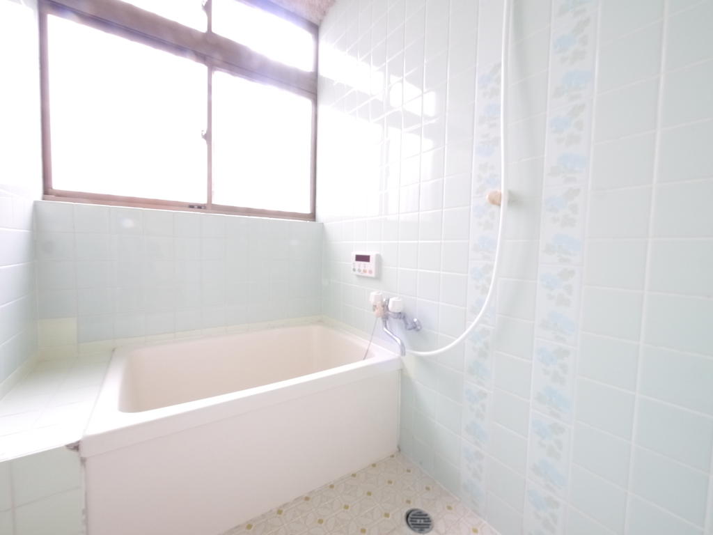 Bath. It feels good because there is a large bath of window