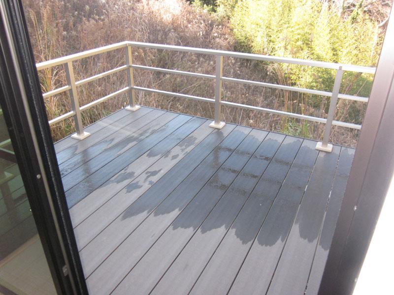 Other introspection. Wood deck