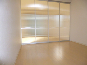 Living and room. Western style room door