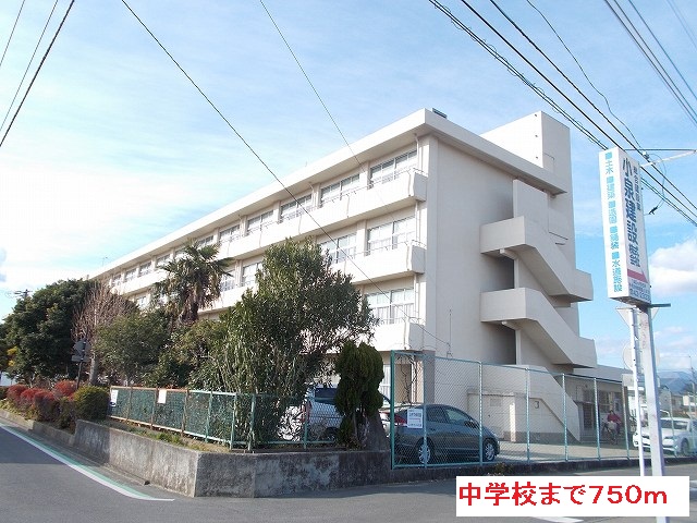Junior high school. Chiyo 750m until junior high school (junior high school)