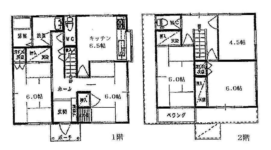 Floor plan. 17 million yen, 5DK, Land area 173.06 sq m , Building area 91.71 sq m