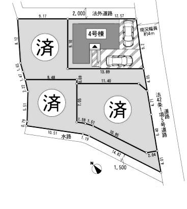 Compartment figure. 24,800,000 yen, 4LDK, Land area 120.08 sq m , Building area 92.34 sq m