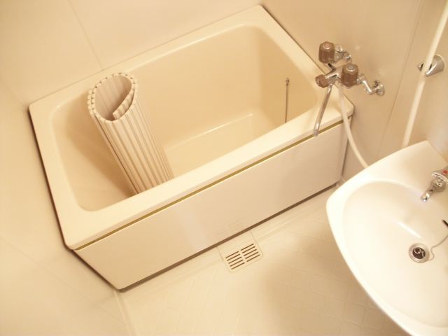 Bath. It is with a wash basin!
