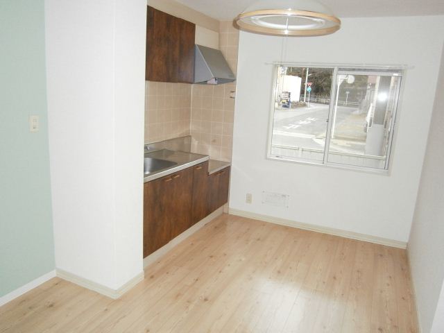 Kitchen. There is a window to the kitchen side, You as the wind.