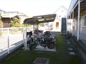 Other common areas. On-site bicycle parking lot (with roof)