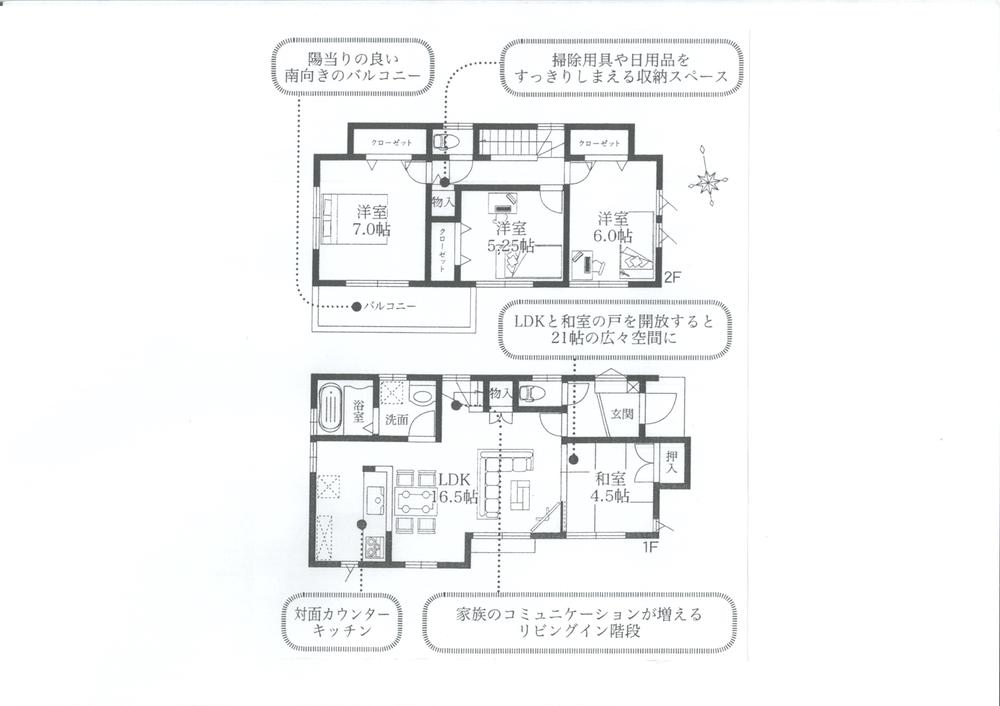 Floor plan. 19,800,000 yen, 4LDK, Land area 118.93 sq m , Building area 93.98 sq m