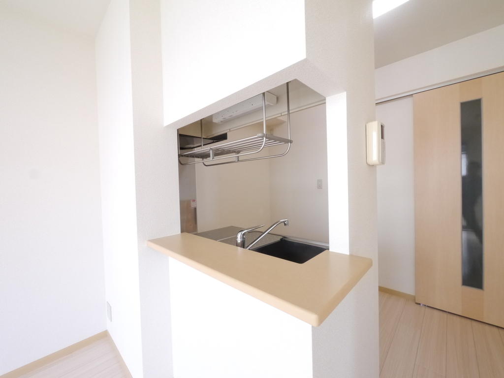 Kitchen. Face-to-face kitchen with a feeling of opening