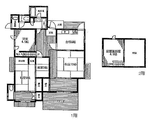 Floor plan. 25 million yen, 5DK, Land area 480.27 sq m , Building area 102.2 sq m