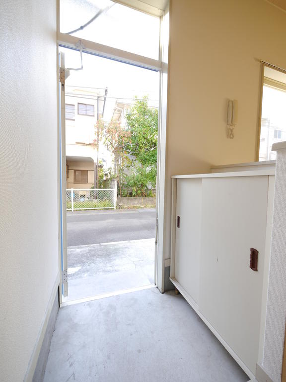 Entrance. There is a cupboard in the entrance.