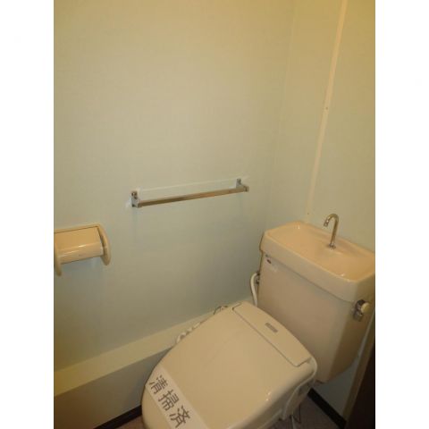 Toilet. With warm water washing toilet seat