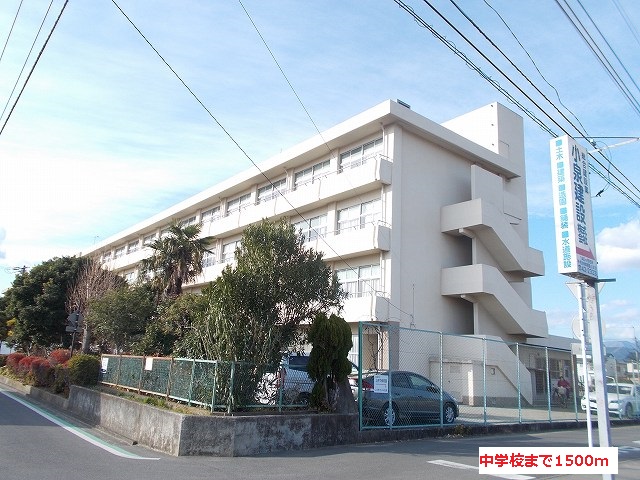 Junior high school. Chiyo 1500m until junior high school (junior high school)
