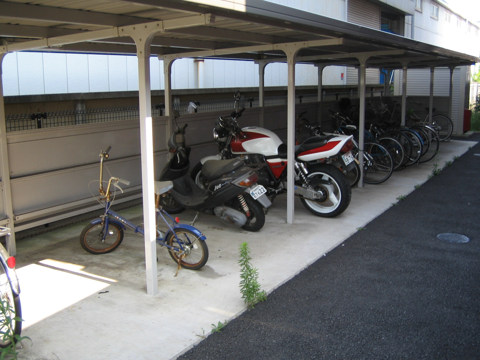 Other common areas. Bicycle-parking space