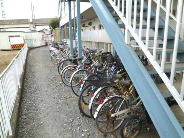 Other common areas. Bicycle parking space