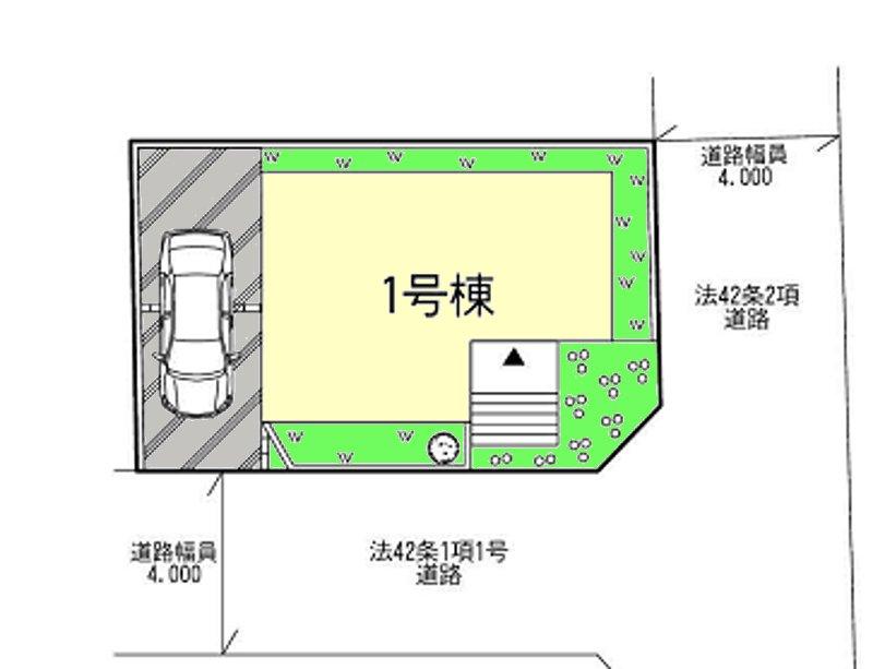 Compartment figure. 24,800,000 yen, 3LDK, Land area 79.78 sq m , Building area 71.28 sq m southeast corner lot!