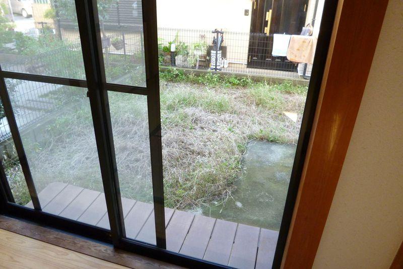 Non-living room. Garden visible from the first floor living room