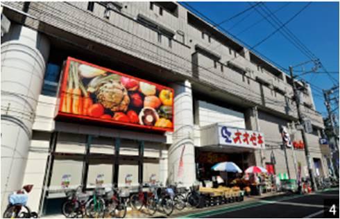 Supermarket. Ozeki Yabe to the store 80m