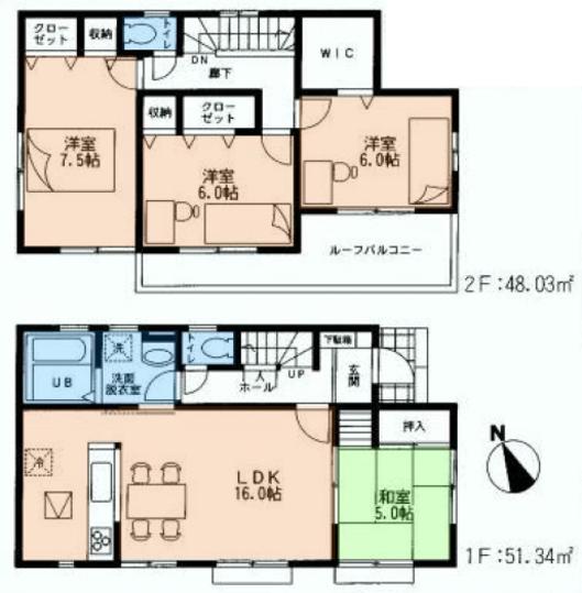 Floor plan. 31,800,000 yen, 4LDK, Land area 165.28 sq m , Building area 99.36 sq m