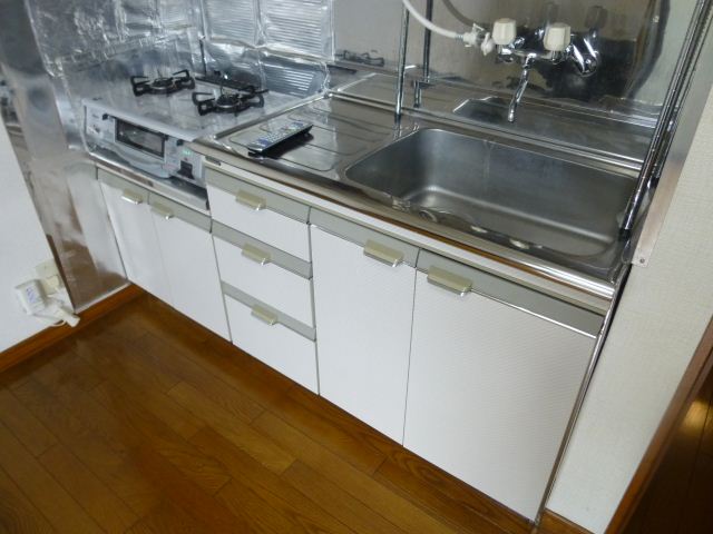 Kitchen. ◇ 2 lot gas stoves, Dishwasher is a gift goods ◇