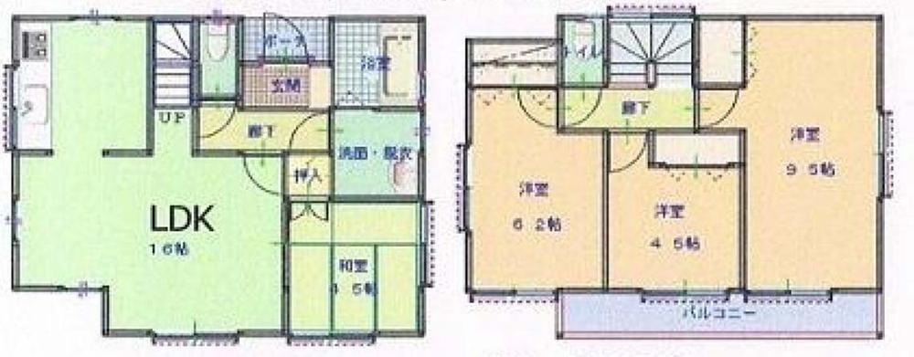 Floor plan. (1 ●), Price 23.8 million yen, 4LDK, Land area 100.99 sq m , Building area 92.73 sq m