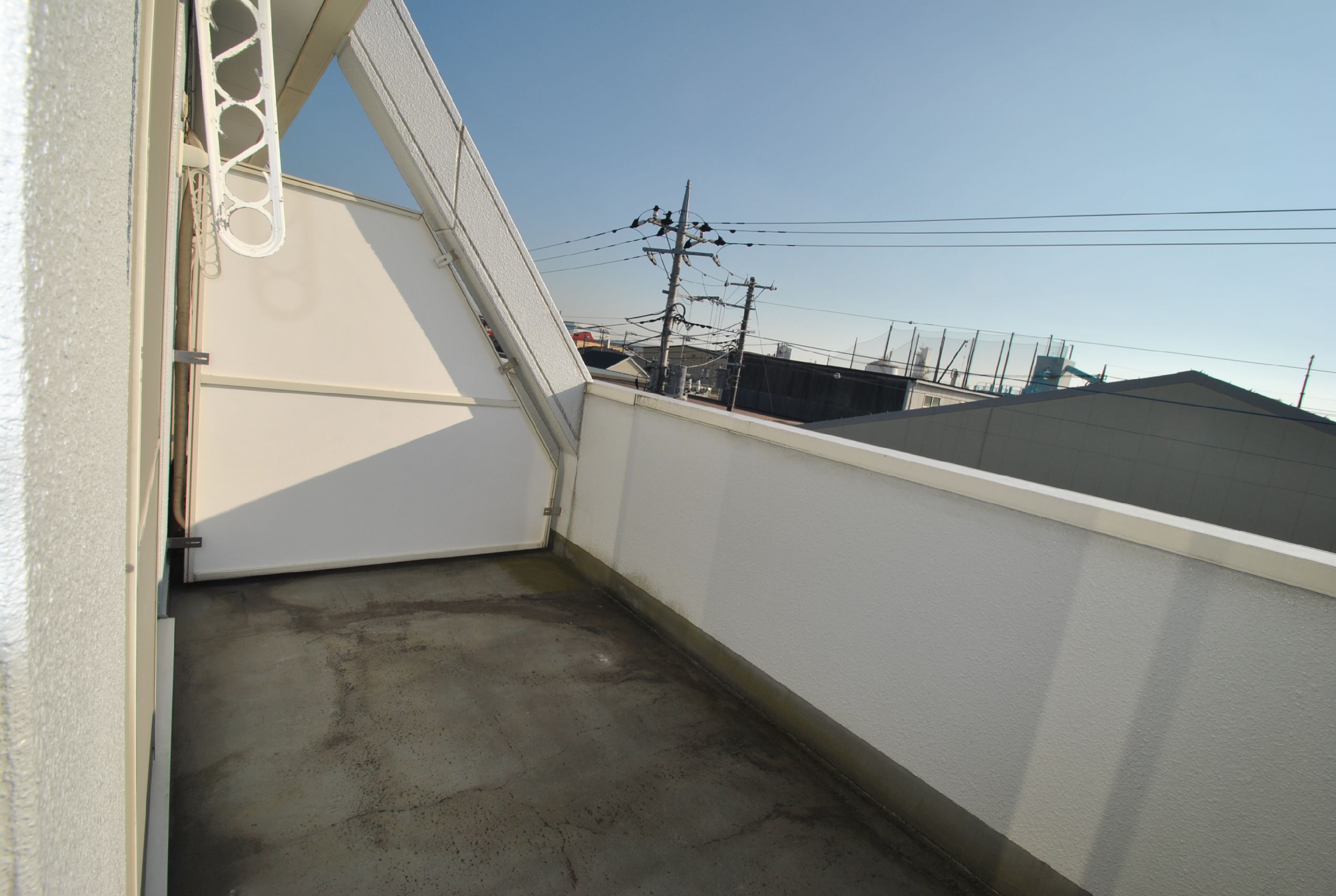 Balcony. Wide veranda