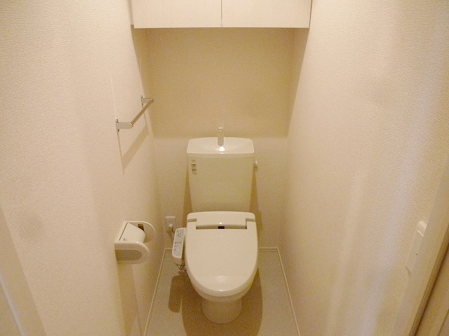 Toilet. There Washlet