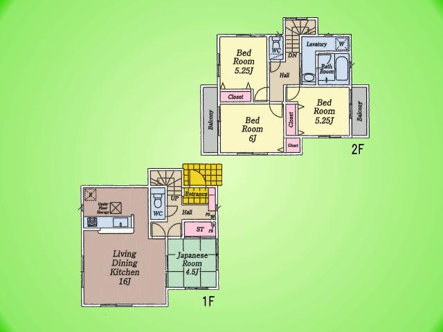 Floor plan.  ☆ Enjoy Hashimoto life in which the peripheral is substantial ☆