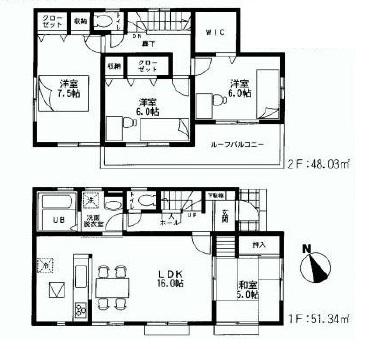 Floor plan. 31,800,000 yen, 4LDK, Land area 166.58 sq m , Building area 99.36 sq m