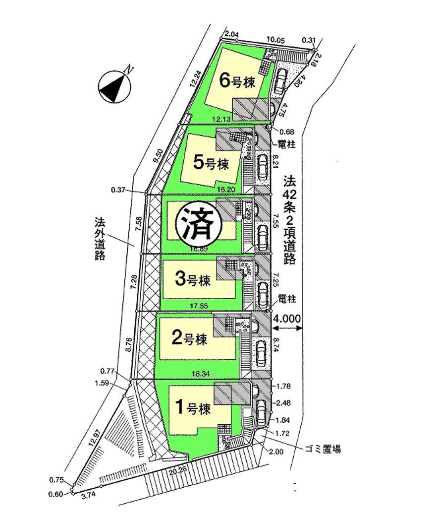 The entire compartment Figure. layout drawing