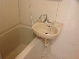 Bath. bath With bathroom dryer