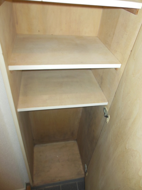 Entrance. It is a shoebox