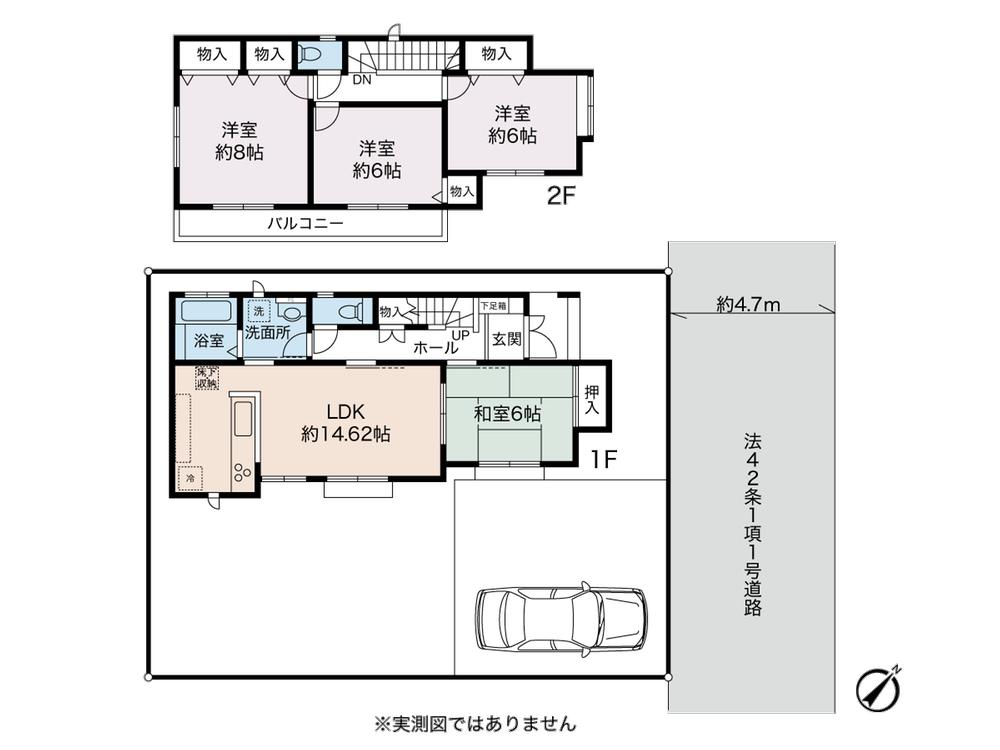 Floor plan. 36,800,000 yen, 4LDK, Land area 152.52 sq m , Building area 99.16 sq m