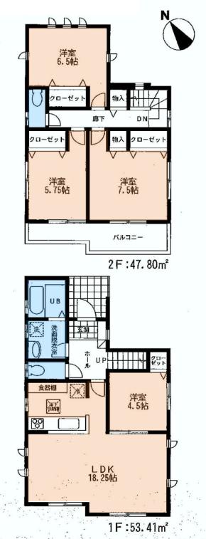 Floor plan. (30), Price 26,800,000 yen, 4LDK, Land area 120.25 sq m , Building area 101.21 sq m