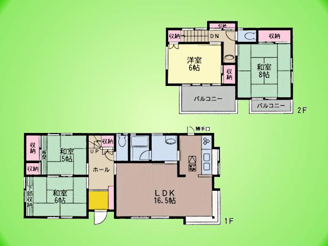 Floor plan. 28.8 million yen, 4LDK, Land area 155.55 sq m , , Please visit us a floor plan of the building area 99.25 sq m Custom Built ☆ 