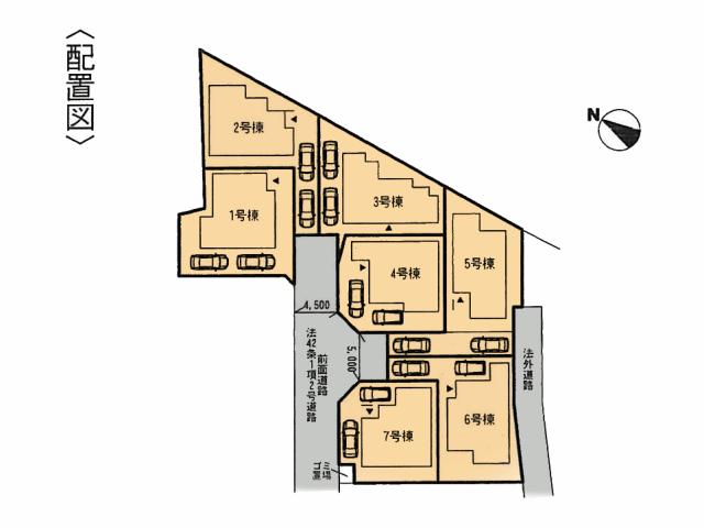 The entire compartment Figure.  ☆ Bright streets newly built single-family gather ☆