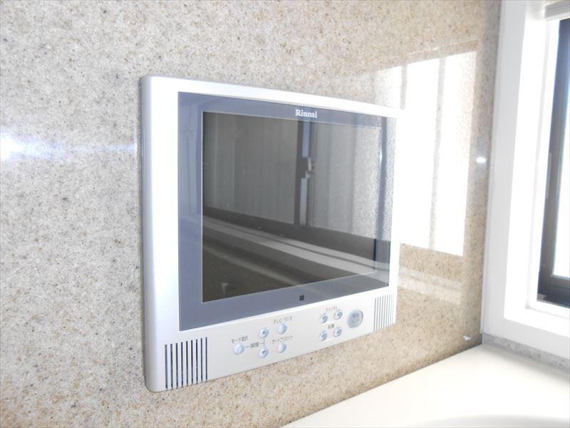 Bathroom. Bathroom TV