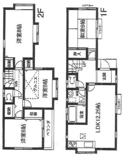 Floor plan. 18,800,000 yen, 3LDK, Land area 104.06 sq m , Building area 90.72 sq m