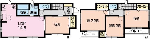 Floor plan. (I Building), Price 27,800,000 yen, 4LDK, Land area 120.3 sq m , Building area 91.49 sq m