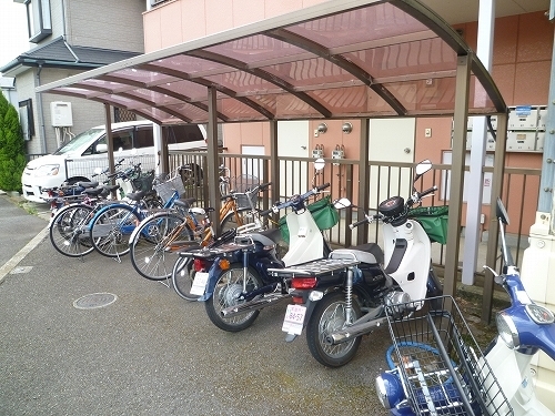 Other common areas. Is a bicycle parking lot