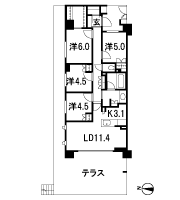 Floor: 4LDK + WIC + SIC, the occupied area: 84.66 sq m, Price: 31,100,000 yen, now on sale