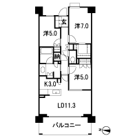 Floor: 3LDK + N + WIC, the occupied area: 74.44 sq m, Price: 27.3 million yen, currently on sale
