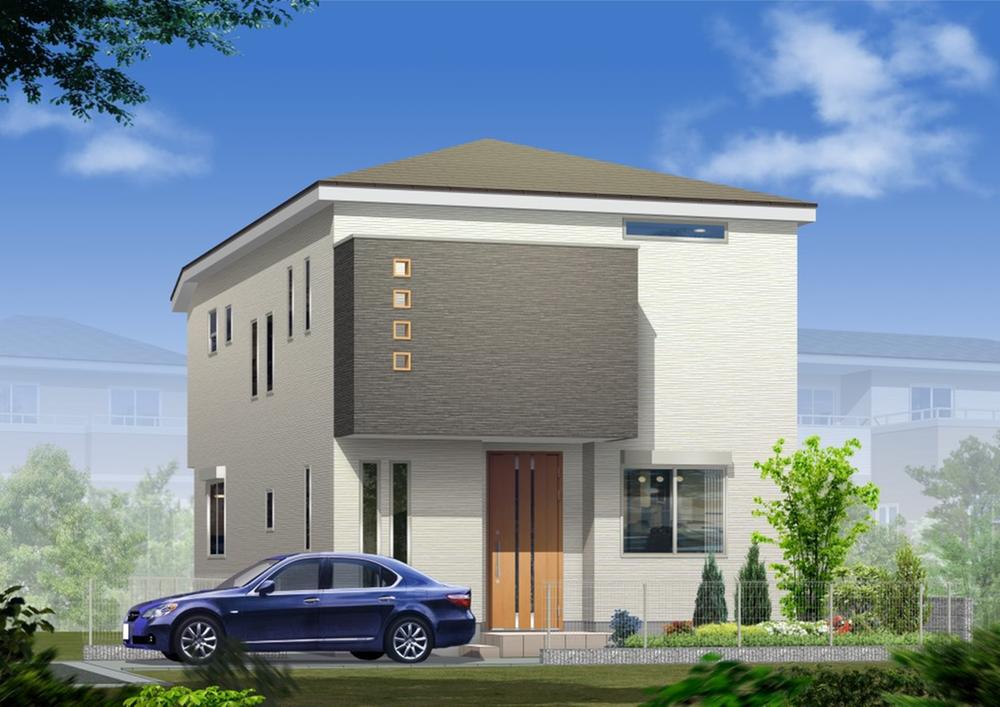 Rendering (appearance). (No.1-4 Building) Rendering
