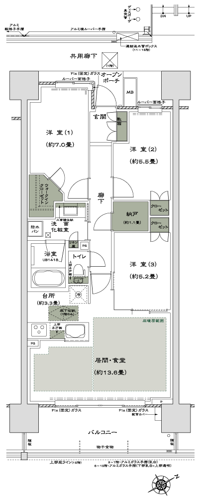 Floor: 3LDK + N + WIC, the occupied area: 78.13 sq m, Price: 37,580,000 yen, now on sale