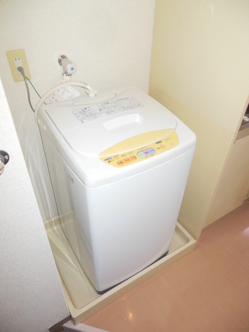 Washroom. Indoor Laundry Storage