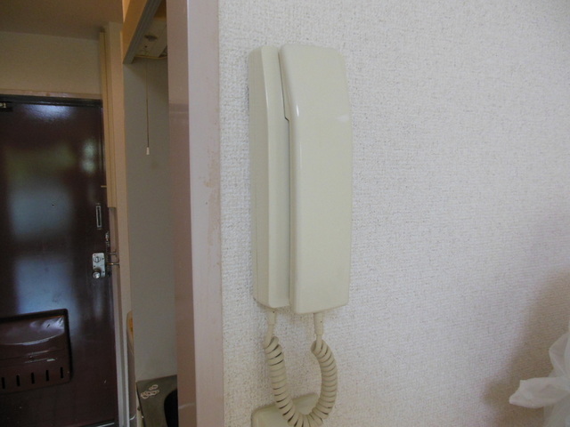 Security. White intercom