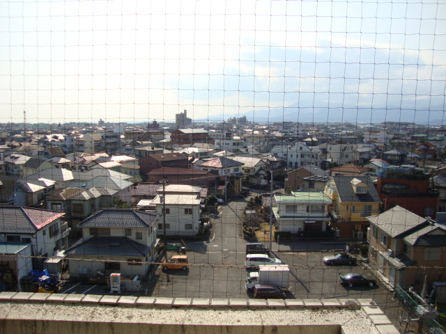 View. View of distant mountain is visible